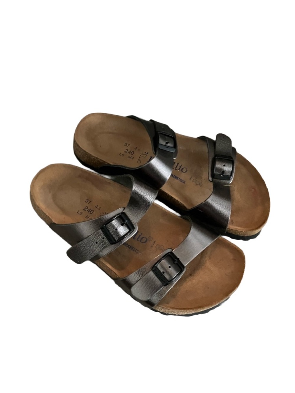 EXCELLENT CONDITION! BIRKENSTOCK PAPILLIO SYDNEY METALLIC BRONZE SANDALS SIZE 6